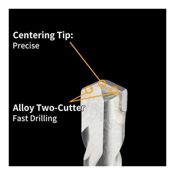  Бур по бетону Deli DH-Y18310 SDS Plus 18*310мм 