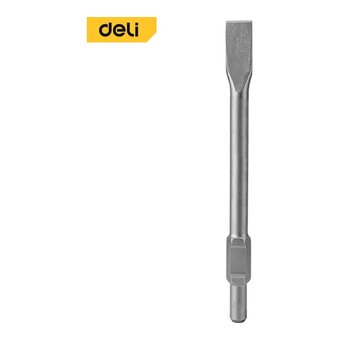  Долото плоское Deli DH-HBZ35410-E1 HEX30, 30*410*35мм, 40Cr 