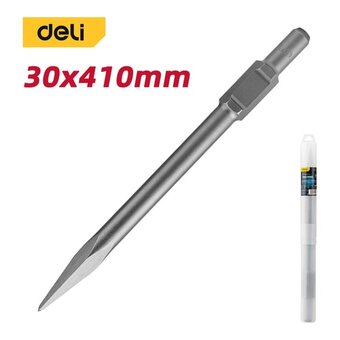  Долото-пика Deli DH-HJZ030-E1 HEX30, 30*410мм, 40Cr 