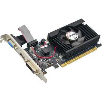  Видеокарта AFOX Geforce GT730 1GB (AF730-1024D3L3-V2) DDR3 64Bit DVI/HDMI LP Single Fan RTL 