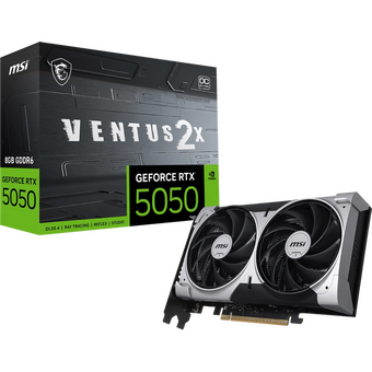 Видеокарта MSI RTX5050 Ventus 2X OC 8GB GDDR6 128bit 3xDP HDMI 2Fan RTL 