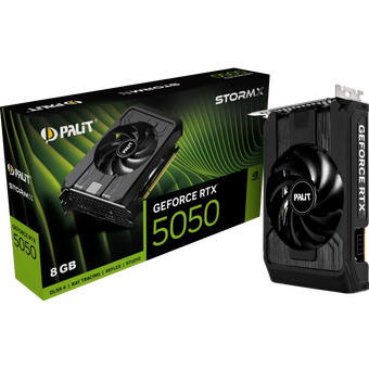  Видеокарта Palit RTX5050 StormX 8GB (NE65050019P1-GB2070F) GDDR6 128b, HDMI DPx3 PCI-E 