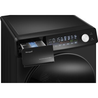  Стиральная машина Weissgauff WM 45126 Steam Direct Drive Matt Black 