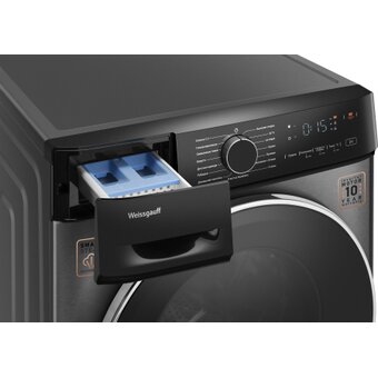 Стиральная машина Weissgauff WMD 4828 Inverter Steam Grey 