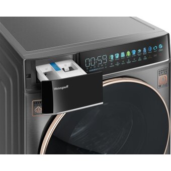  Стиральная машина Weissgauff WM 58411 Direct Drive Inverter Premium Steam Grey 