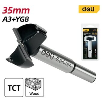  Сверло Форстнера по дереву Deli DH-MKK035-E1 35мм 