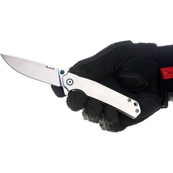  Нож Ruike P801-SF серебряно-синий 