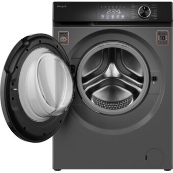  Стиральная машина Weissgauff WM 45127 Inverter Steam Color Touch Grey 