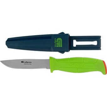 Нож-поплавок СИБРТЕХ 79019 хозяйственный с чехлом, пластиковая рукоятка, 230мм   Нож-поплавок СИБРТЕХ 79019 хозяйственный с чехлом, пластиковая рукоятка, 230мм