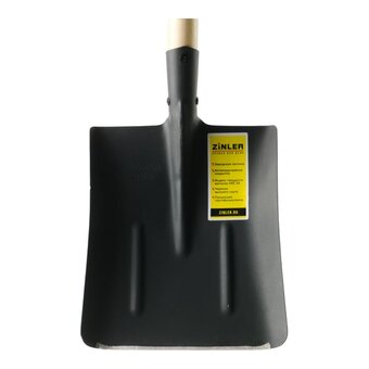  Лопата совковая ZINLER Z1.1АH8G (ЛСП1АЧ8р) с деревянным черенком 