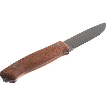 Нож туриста FIT IT 10730 нерж.сталь, деревянная ручка, лезвие 105мм   Нож туриста FIT IT 10730 нерж.сталь, деревянная ручка, лезвие 105мм