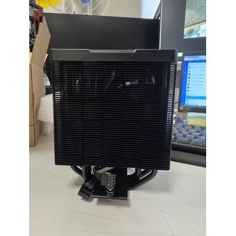  УЦ Кулер DEEPCOOL AG400 Digital BK LGA1700/1200/115X/AM5/AM4 (9шт/кор, TDP 220W, PWM, Fan 120mm(плохая упаковка, сломано крепление пластиковой крышки) 