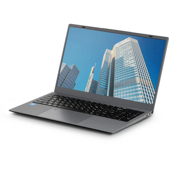  Ноутбук AZERTY Novel AZ-1514 (120-0710) 15.6", IPS, Intel Celeron N5095 2ГГц, 4 ядра, 16ГБ DDR4, 128ГБ SSD, Intel UHD Graphics, W11P, темно-серый 
