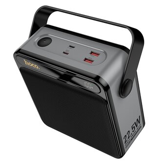  Аккумулятор внешний резервный HOCO J161 Power 22.5W+PD20W fully compatible with lighting 80000mAh черный, серый 