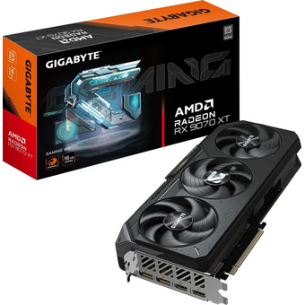  Видеокарта Gigabyte AMD Radeon RX 9070XT Gaming (GV-R9070XTGAMING-16GD) 16ГБ, GDDR6, Ret 