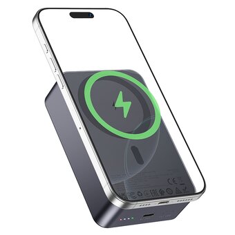  Аккумулятор внешний резервный HOCO J160B Original PD20W magnetic 20000mAh серый 