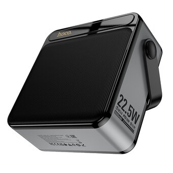  Аккумулятор внешний резервный HOCO J161 Power 22.5W+PD20W fully compatible with lighting 80000mAh черный, серый 