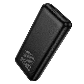  Аккумулятор внешний резервный HOCO J153A Stability 20000mAh черный 