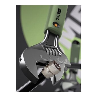  Ключ разводной Deli Home Series Green HT1508L 
