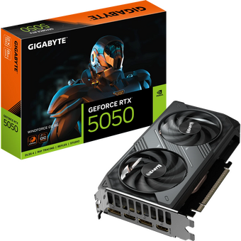  Видеокарта GIGABYTE RTX5050 8GB (GV-N5050WF2OC-8GD) PCIE16 