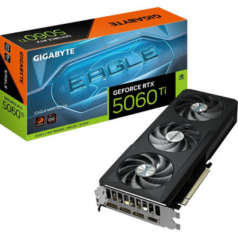  Видеокарта Gigabyte RTX5060Ti Eagle Max OC 8GB (GV-N506TEAGLEMAX OC-8GD) GDDR7 128bit 3xDP HDMI 3Fan RTL 