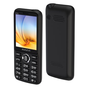  Мобильный телефон Maxvi K15c black 