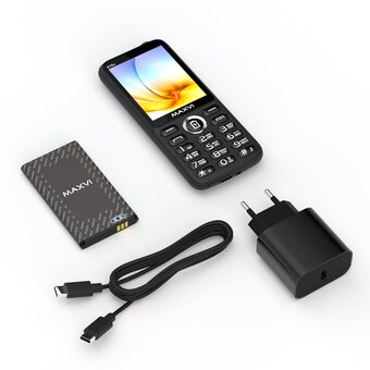  Мобильный телефон Maxvi K15c black 