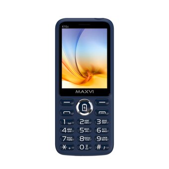  Мобильный телефон Maxvi K15c blue 