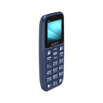  Мобильный телефон Maxvi B110ds blue 