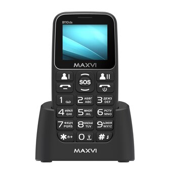  Мобильный телефон Maxvi B110ds black 