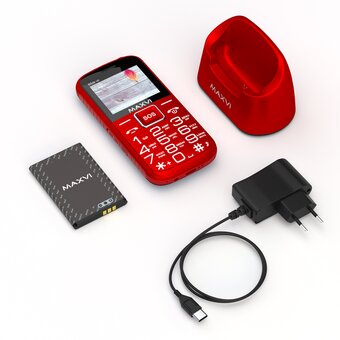  Мобильный телефон Maxvi B5ds up Red 