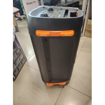  УЦ Портативная колонка HOCO BS53 Manhattan wireless dual mic outdoor черный (плохая упаковка, две малые вмятины снизу на сетке) 