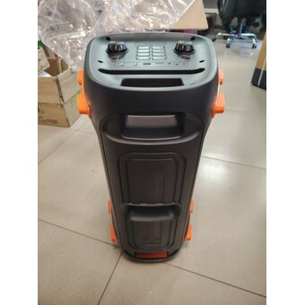  УЦ Портативная колонка HOCO BS53 Manhattan wireless dual mic outdoor черный (плохая упаковка, две малые вмятины снизу на сетке) 