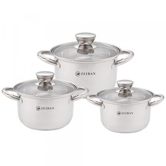  Набор посуды ZEIDAN Z-50672 6 предметов 