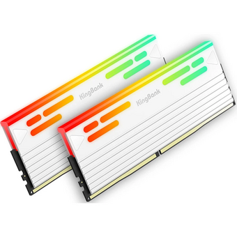  ОЗУ Kingbank K5.01.FLM5KM9502 (2x24Gb) 8000MHz White DDR5 Heatsink RGB /KFRW series / Hynix M-die CL38 (38-48-48-128) 