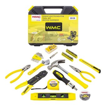  Набор инструментов WMC TOOLS WMC-20120(56847) 120 пр. 
