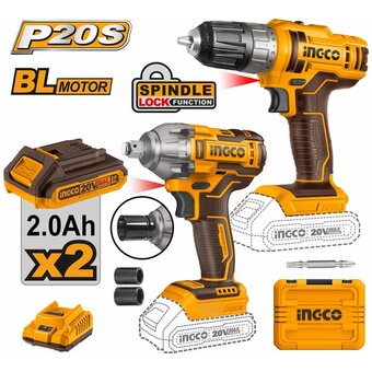  Набор электроинструмента Ingco Industrial COSLI230702 в компл 2инструм 