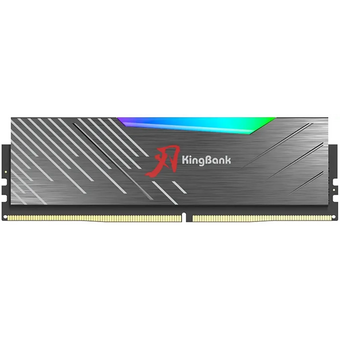  ОЗУ Kingbank K5.01.FLM5FD9401 32GB (2x16Gb) 6400MHz Black DDR5 Heatsink RGB / KRRB series / Hynix M-die CL32 (32-39-39-80) 