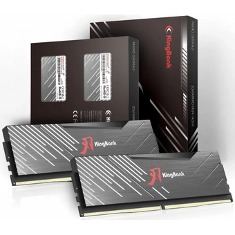  ОЗУ Kingbank K5.01.FPM5EE9401 64GB (2x32Gb) 6000MHz Black DDR5 Heatsink / KRXB series/ Hynix M-die CL36 (36-36-36-80) 