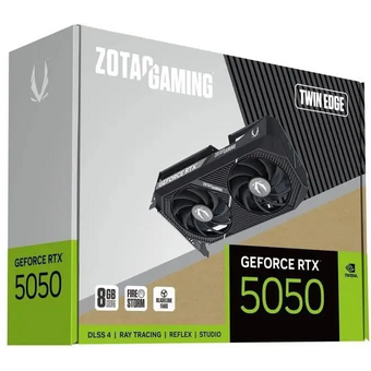 Видеокарта Zotac Nvidia GeForce RTX 5050 Twin Edge 8ГБ (zt-b50500e-10m) , GDDR6, Ret   Видеокарта Zotac Nvidia GeForce RTX 5050 Twin Edge 8ГБ (zt-b50500e-10m) , GDDR6, Ret