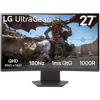  Монитор LG 27GS60QC-B.ARUQ Black 