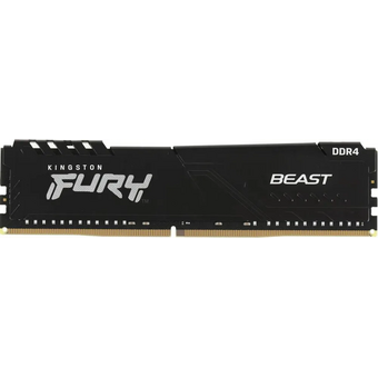  ОЗУ Kingston Fury Beast Black KF432C16BB1/16WP 16GB 3200MT/s DDR4 CL16 DIMM 1Gx8 