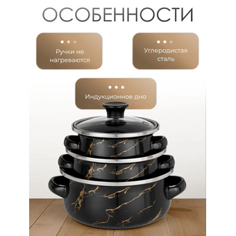  Набор кастрюль Zeidan Z-80639 
