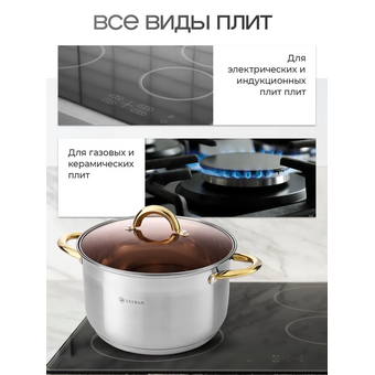  Набор посуды ZEIDAN Z-50671 6 предм 