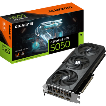  Видеокарта GIGABYTE RTX5050 8GB (GV-N5050GAMING OC-8GD) PCIE16 