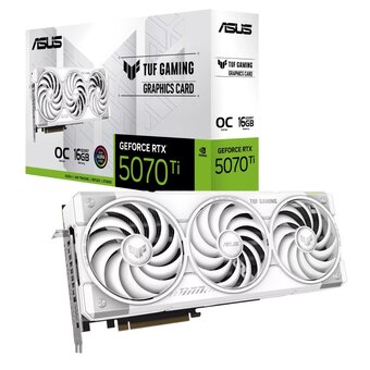 Видеокарта ASUS NVIDIA GeForce RTX 5070 Ti (Tuf-RTX5070TI-O16G-White-Gaming) (90YV0MD3-M0NA00)   Видеокарта ASUS NVIDIA GeForce RTX 5070 Ti (Tuf-RTX5070TI-O16G-White-Gaming) (90YV0MD3-M0NA00)