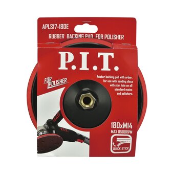  Тарелка опорная для полировальной машины P.I.T. APLS17-180E 180мм М14х2,0мм ABS 