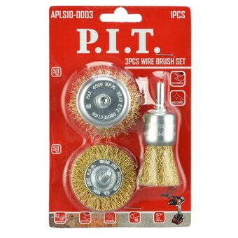  Набор щеток P.I.T. APLS10-0003 3шт 