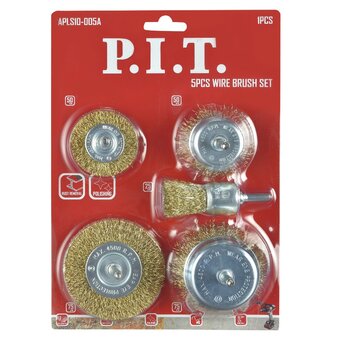  Набор щеток P.I.T. APLS10-005A 5шт 