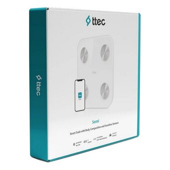  Весы напольные TTEC 2AT01 Sensi Smart Scale White 